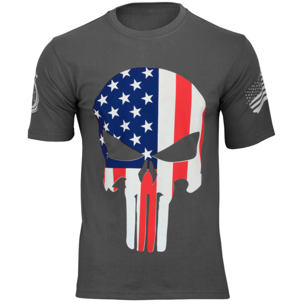 Americana Skull Charcol Shirts