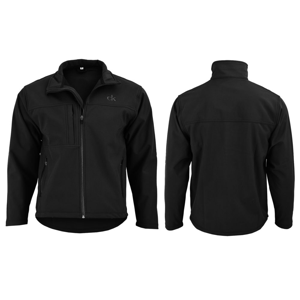 mans Softshell black Jacket