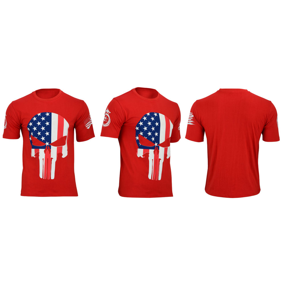 Americana Skull Mens T-Shirts