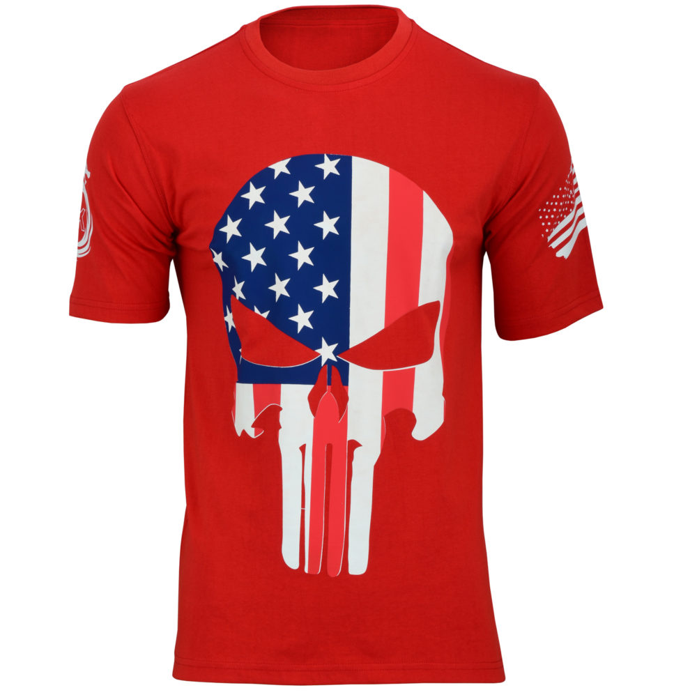 Americana Skull Mens T-Shirts