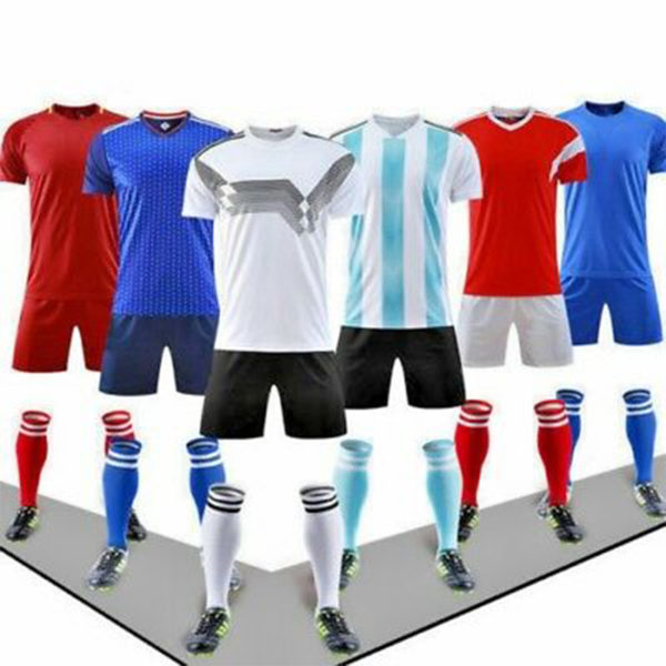 Soccer Jersey Uniform Set T-Shirt+shorts+socks